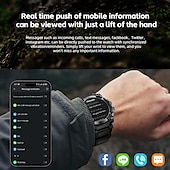 abordables Relojes inteligentes-LOKMAT ATTACK 3 PRO Reloj inteligente 1.39 pulgada Smartwatch Reloj elegante Bluetooth Podómetro Recordatorio de Llamadas Seguimiento de Actividad Compatible con Android iOS Mujer Hombre Larga espera