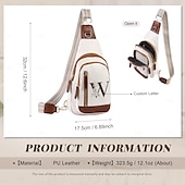 cheap Luggage &amp; Travel Storage-Personalized Crossbody Bag Custom Best Gift for Mom – Custom Letter Design, Large Capacity Shoulder Bag for Travel, Daily Use, Camping, Unique Gift for Lover, Family, or Friends