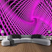 cheap Trippy Tapestries-3D Vortex Hanging Tapestry Dazzling Optical Illusion Wall Art Large Tapestry Mural Decor Photograph Backdrop Blanket Curtain Home Bedroom Living Room Decoration