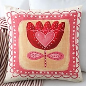 Wedding Heart Gnomes Decorative Toss Pillows Cover 1PC Soft Square Cushion Case Pillowcase for Bedroom Livingroom Sofa Couch Chair 43
