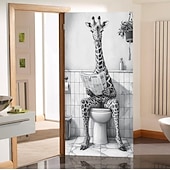 cheap Garage &amp; Door Banners-Door Decorations Door Covers Funny Animals Door Tapestry Door Curtain Decoration Backdrop Indoor/Outdoor Door Banner for Front Door Farmhouse
