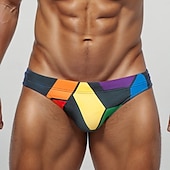 tanie Kąpielówki i szorty plażowe-Męskie Szorty kąpielowe Bokserki kąpielowe Niejednolita całość Szybkie wysychanie Wygodny Oddychający Kąpielówki Doły Surfing Plaża Sporty wodne Lato