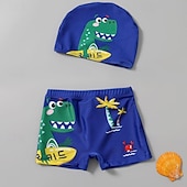 billiga Badkläder-Barn Pojkar Baddräkt Djur Kortärmad Strand Semester Gul Sommar Kläder 4 år +