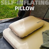 economico Attrezzatura per dormire-cuscino gonfiabile automatico in spugna 3D per esterni, cuscino d&#039;aria per tenda da campeggio, cuscino cervicale portatile da viaggio, cuscino per il riposo