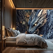 abordables animaux tentures-Tapisserie Murale Artisanale Grand Tapisserie Décor Mural Photo Arrière-plan Couverture Rideau Décoration Maison Chambre Salon