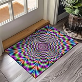 billiga Dörrmattor-3d vortex dörrmatta köksmatta golvmatta halkfri område matta oljesäker matta inomhus utomhus matta sovrum dekor badrumsmatta entré matta optisk illusion