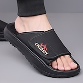 preiswerte Urlaubsandalen-Verstellbare Slide-Sandalen für Herren – bequeme, rutschfeste, leichte Freizeit-Hausschuhe für drinnen und draußen