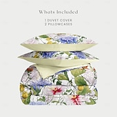 cheap 100% Cotton-100% Cotton Duvet Cover Set Floral Pattern Comforter Set Soft 3-Piece Luxury Bedding Set Home Decor Dusk Bedding Gift King Queen Full Size