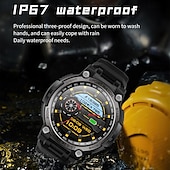 Χαμηλού Κόστους Smartwatch-696 LC17 Εξυπνο ρολόι 1.53 inch Έξυπνο ρολόι Bluetooth Υπενθύμιση Κλήσης Παρακολούθηση Δραστηριότητας Συσκευή Παρακολούθησης Καρδιακού Παλμού Συμβατό με Android iOS Γυναικεία Άντρες