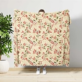 cheap Blankets &amp; Throws-Fresh Flower Pattern Super Soft  Throws Blanket, Novelty Flannel Throw Blankets Warm 3D Printed All Seasons  Gifts Big Blanket