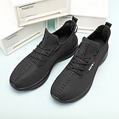 abordables Zapatillas de Correr para Hombres-Zapatillas de running de malla verde neón para hombre: zapatillas ligeras y transpirables para deportes, gimnasio y ropa informal