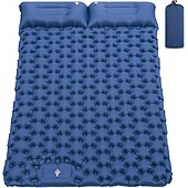 economico Attrezzatura per dormire-materassino gonfiabile portatile da campeggio all&#039;aperto con pompa a pedale, materassino doppio impermeabile per picnic e letto per auto