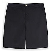 levne Retro-Pánské Kraťasy Lněné šortky Šortky Letní šortky Zip Knoflíky Kapsy Bez vzoru Pohodlné Prodyšné Venkovní Denní Jdeme ven Módní Retro Černá Bílá