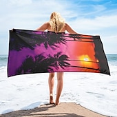 baratos conjuntos de toalhas de praia-toalha de praia de sol e praia de qualidade premium ultramacia absorvente leve durável secagem rápida design vibrante perfeito para praia piscina banhos de sol viagem acessório de verão confortável e elegante