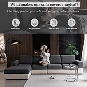 economico Copridivano-copridivano componibili, copridivano elastici resistenti all&#039;usura, copridivano morbidi e lavabili, copridivano antiscivolo, copridivano per animali domestici