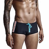 Χαμηλού Κόστους Ανδρικά Σορτς Κολύμβησης-Ανδρικά Σορτσάκια Κολύμβησης Μαγιό Βερμούδα Ριγέ Κουρελού Κορδόνι Γρήγορο Στέγνωμα Άνετο Αναπνέει Μαγιό Παντελόνια Φούστες Σέρφινγκ Παραλία Θαλάσσια Σπορ Καλοκαίρι