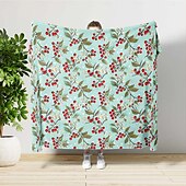 cheap Blankets &amp; Throws-Fresh Flower Pattern Super Soft  Throws Blanket, Novelty Flannel Throw Blankets Warm 3D Printed All Seasons  Gifts Big Blanket