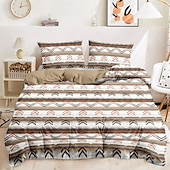 cheap 100% Cotton-Boho 100% Cotton Duvet Cover Set – Embrace Bohemian Elegance with Soft, Breathable Cotton. Featuring Intricate Patterns and Earthy Tones, This Durable, Lightweight Set