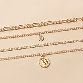 levne Příslušenství-Náhrdelníky s přívěšky Chrome Dámské Elegantní Klasika Náhrdelníky Pro Denní
