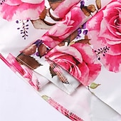 preiswerte Partykleider-kinderkleidung Mädchen Party Kleid Blumen Ärmellos Leistung Geburtstag Krawattenknoten Schön Süß Baumwolle Knielang abendkleider Schaukelkleid A Linie Kleid Sommer 4 Jahre + Rosa Rote Rosenrot