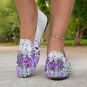 ieftine Pantofi Joși de Damă-pantofi slip-on pentru damă, imprimați, din tricot, cu design ușor - pantofi casual eleganti pentru purtarea zilnică și călătoriile