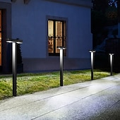 ieftine Lumini de Craciun-2/4 buc lumină solară pentru alee, lumină de grădină exterioară, iluminare automată impermeabilă, la întuneric, casă, grădină, gazon, Crăciun, Halloween, decorațiuni, lumină solară de sol