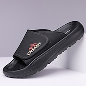 preiswerte Urlaubsandalen-Verstellbare Slide-Sandalen für Herren – bequeme, rutschfeste, leichte Freizeit-Hausschuhe für drinnen und draußen