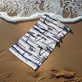 Недорогие наборы пляжных полотенец-Пляжное полотенце для солнца и пляжа, превосходное качество, ультрамягкое, впитывающее, легкое, прочное, быстросохнущее, яркий дизайн, идеально подходит для пляжа, бассейна, загара, путешествий, летний аксессуар, удобный и стильный