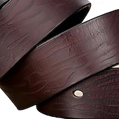 billiga Herrarnas Elitaccessoarer-Herr Bälte Svart Brun Kohud Första lagret kohud Elegant Semester Vintage Reaktiv Tryck Skola Formell Bröllop