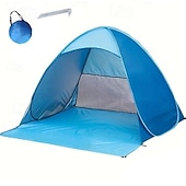 cheap Tents-Automatic Instant Up Beach Tent Lightweight Outdoor Beach Shade Sun Shelter with Carry Bag
