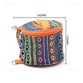 ieftine Bucătăria de tabără-cutie de șervețele pentru camping în aer liber / mașină / suport pentru prosoape de hârtie pentru rolă de acasă / geantă pliabilă pentru șervețele în stil etnic / cutie de depozitare diverse