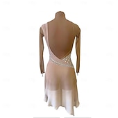economico Abiti da Pattinaggio Artistico-Vestito da pattinaggio artistico Per donna Da ragazza Pattinaggio sul ghiaccio Vestiti Rosa Foro per pollice tintura sfumata Elevata elasticità Professionale Competizione Vestiti da pattinaggio sul