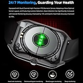 cheap Smartwatch-696 MT67 Smart Watch 1.96 inch Smartwatch Fitness Running Watch Bluetooth ECG+PPG Pedometer Call Reminder Compatible with Android iOS Women Men Long Standby Waterproof Media Control IP 67 40mm Watch