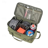 baratos Cozinha de acampamento-bolsa de armazenamento de utensílios de cozinha para acampamento, organizador de utensílios de cozinha para acampamento, bolsa de armazenamento para acampamento, bolsa de armazenamento de ferramentas