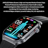 tanie Smartwatche-iMosi ET588 Inteligentny zegarek 1.96 in Inteligentny zegarek Bluetooth EKG + PPG Monitorowanie temperatury Krokomierz Kompatybilny z Android iOS Damskie Męskie Odbieranie bez użycia rąk Wodoodporny