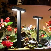 ieftine Lumini de Craciun-2/4 buc lumină solară pentru alee, lumină de grădină exterioară, iluminare automată impermeabilă, la întuneric, casă, grădină, gazon, Crăciun, Halloween, decorațiuni, lumină solară de sol