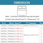 cheap Duvet Cover Sets-King Size Duvet Cover Set Simple Kingsize Bedding Bed Set Soft Brushed Microfiber with Zipper Closure Quilt Cover with 2 Pillowcases