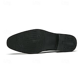 cheap Formal-Men&#039;s Dress Shoes PU Leather Breathable Comfortable Slip Resistant Lace-up Black Gold Fall Winter