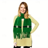 cheap Couples' &amp; Group Costumes-St. Patrick 2026 Scarf Clover Irish St. Patrick's Day Cosplay Adults' Men's Women's Halloween Carnival St. Patrick's Day Party Performance Stage Dress Up
