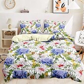cheap 100% Cotton-100% Cotton Duvet Cover Set Floral Pattern Comforter Set Soft 3-Piece Luxury Bedding Set Home Decor Dusk Bedding Gift King Queen Full Size