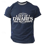 voordelige Grappige T-shirts voor mannen-Voor heren Grappig T-shirt Korte mouw T-shirt 3D-afdrukken Strakke ronde hals Overhemd Modieus Dagelijks Straat Dagelijks Zwart blauw Groen Zomer Lente Kleding S M L XL XXL XXXL