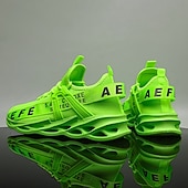 economico Scarpe da Corsa per Uomini-Per uomo Sneakers Tessitura Volante Confortevole Antiscivolo Mocassino Nero Bianco Giallo