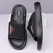 preiswerte Urlaubsandalen-Verstellbare Slide-Sandalen für Herren – bequeme, rutschfeste, leichte Freizeit-Hausschuhe für drinnen und draußen