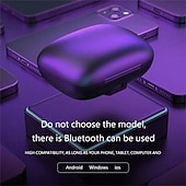 abordables Écouteurs Bluetooth sans fil-Casque Bluetooth 5.3 de sport avec annulation de bruit écouteurs gaming sans fil écouteurs stéréo non intra-auriculaires affichage LED de l&#039;état de la batterie étui de chargement pour smartphone