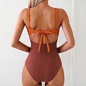voordelige One Pieces &amp; Tankinis-Dames Tankini Tweedelig zwempak Racerback Uitknippen Zwemkleding Lapwerk Zwemkleding Zwart Blozend Roze Ademend Sneldrogend Lichtgewicht Mouwloos - Zwemmen Surfen Strand Zomer Lente
