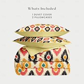 cheap 100% Cotton-Geometric Pattern Duvet Cover Set Set Soft 3-Piece Luxury Cotton Bedding Set Home Decor Gift Twin Full King Queen Size Duvet Cover