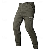 economico Pantaloni cargo-Per uomo Pantaloni cargo Tasca con cerniera Multi tasca Gamba dritta Liscio Traspirazione umidità Indossabile Lunghezza intera Esterno Giornaliero Campeggio e hiking Sportivo Di tendenza Nero Verde
