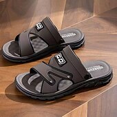 billige Uformelle sandaler-menns uformelle sandaler med åpen tå - komfortable justerbare stropper med sklisikker såle for sommerstrand- og utendørsbruk
