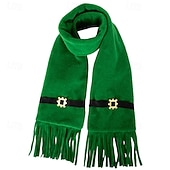 cheap Couples' &amp; Group Costumes-St. Patrick 2026 Scarf Clover Irish St. Patrick's Day Cosplay Adults' Men's Women's Halloween Carnival St. Patrick's Day Party Performance Stage Dress Up