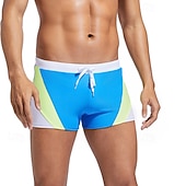 billige Svømmebukser og badebukser-Herre Badeshorts Lapper Snorer Hurtigtørkende Bekvem Pustende Badetøy Bunner Surfing Strand Vannsport Sommer
